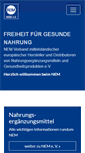 Mobile Screenshot of nem-ev.de